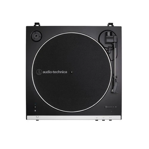 Audio Technica ATLP60XBT Fully Automatic Bluetooth Wireless Belt-Drive Stereo Turntable in White - Image 3
