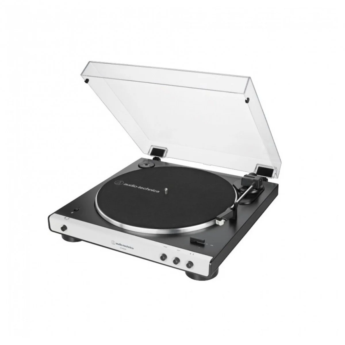 Audio Technica ATLP60XBT Fully Automatic Bluetooth Wireless Turntable White with AT-SP3X Powered Bookshelf Speakers HiFi Package - Image 4