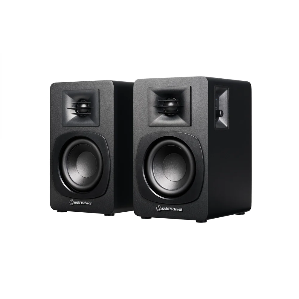 Audio Technica ATLP60XBT Fully Automatic Bluetooth Wireless Turntable with AT-SP3X Powered Bookshelf Speakers HiFi Package Black - Image 10