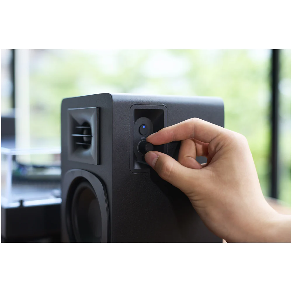 Audio Technica ATLP60XBT Fully Automatic Bluetooth Wireless Turntable with AT-SP3X Powered Bookshelf Speakers HiFi Package Black - Image 11