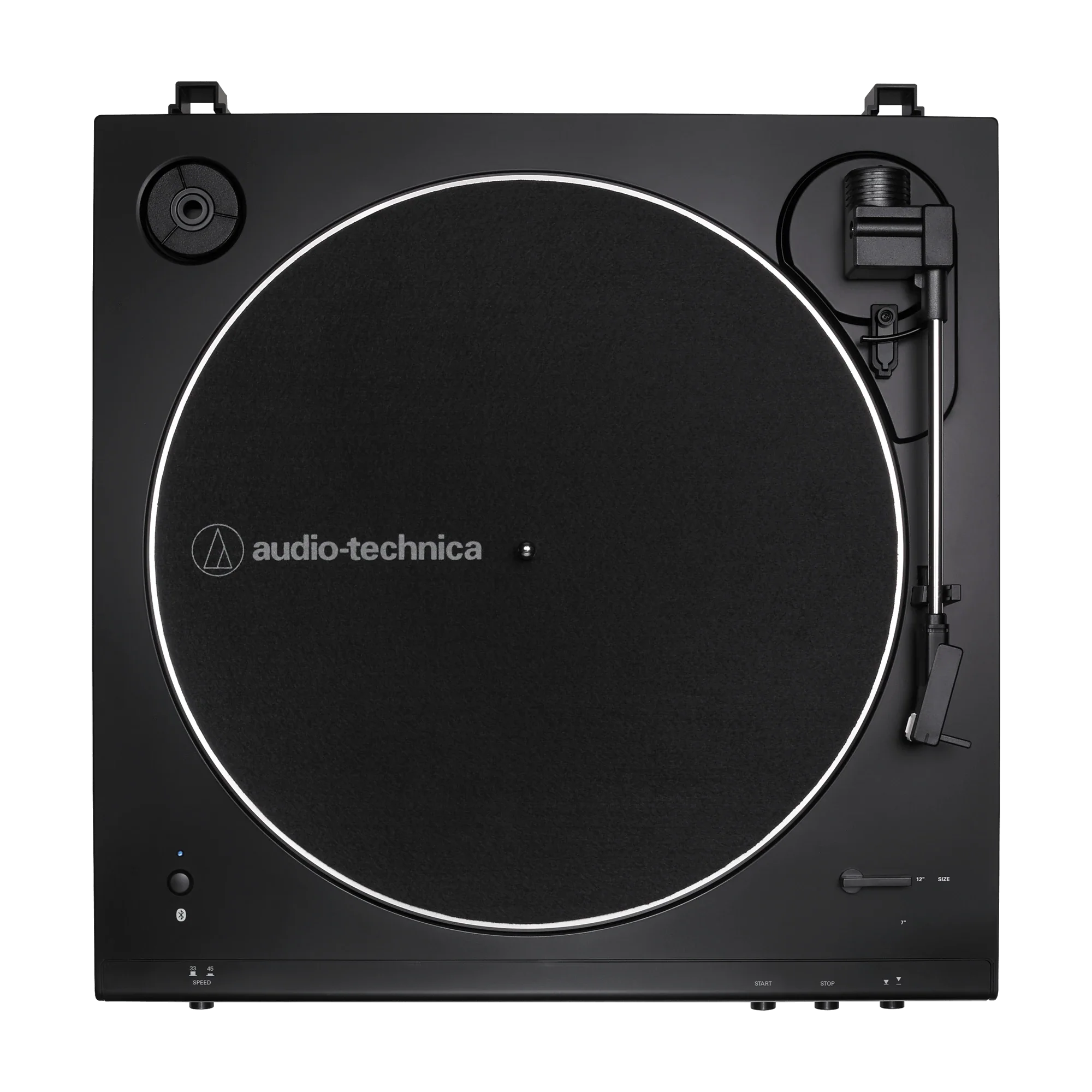 Audio Technica ATLP60XBT Fully Automatic Bluetooth Wireless Turntable with AT-SP3X Powered Bookshelf Speakers HiFi Package Black - Image 4