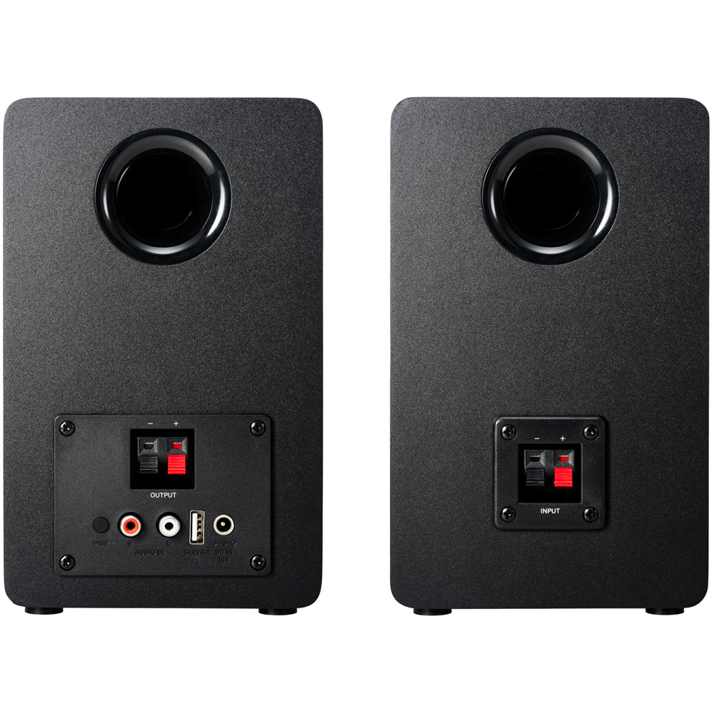 Audio Technica ATLP60XBT Fully Automatic Bluetooth Wireless Turntable with AT-SP3X Powered Bookshelf Speakers HiFi Package Black - Image 9