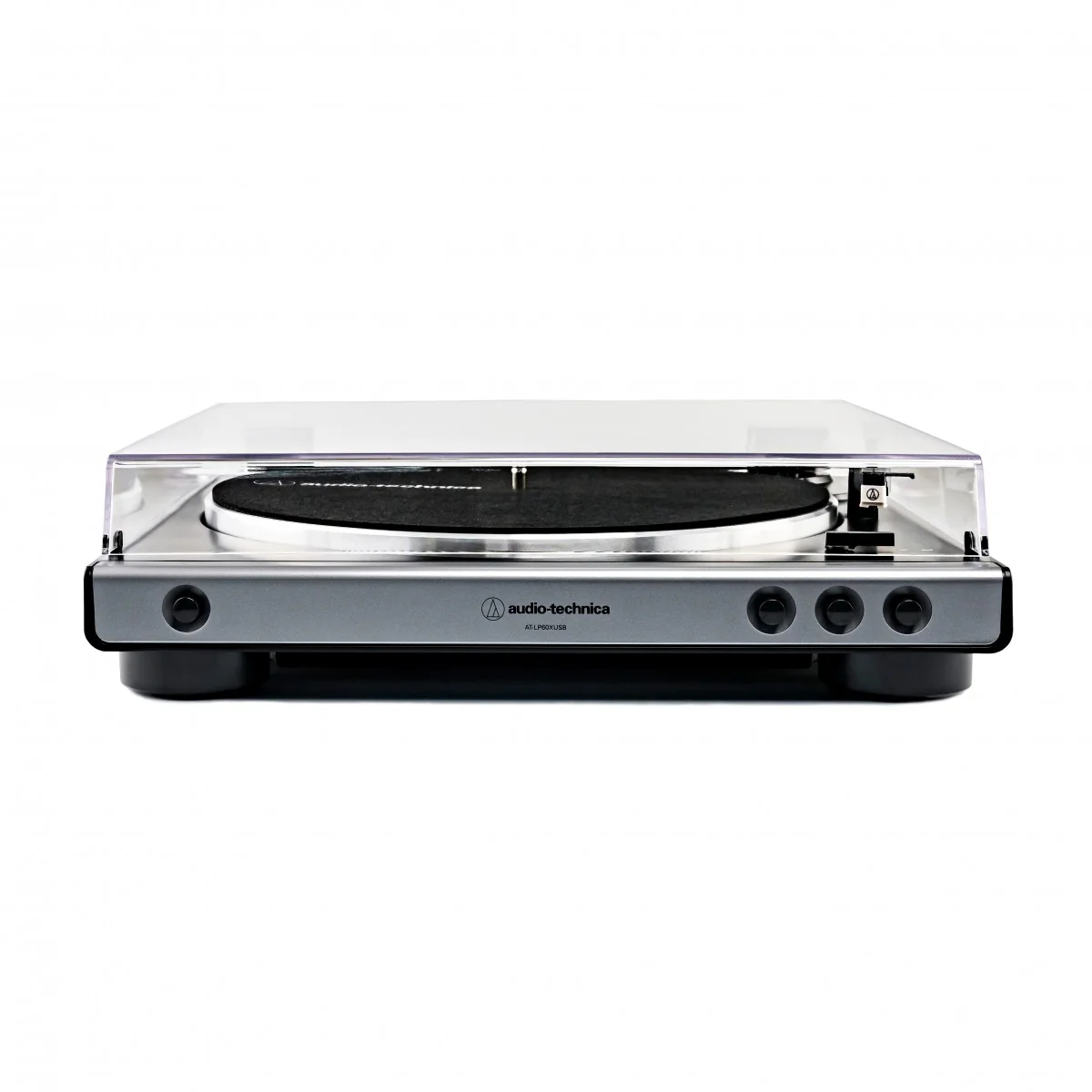 Audio Technica ATLP60XUSB Fully Automatic Belt Drive Turntable Analog & USB Gunmetal - Image 4