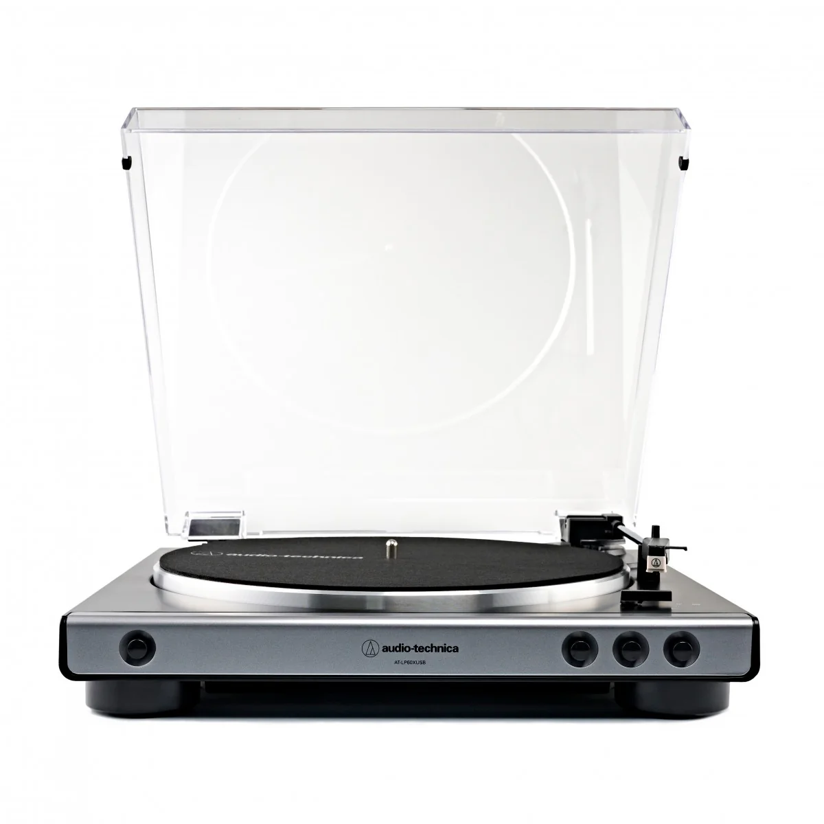 Audio Technica ATLP60XUSB Fully Automatic Belt Drive Turntable Analog & USB Gunmetal - Image 5