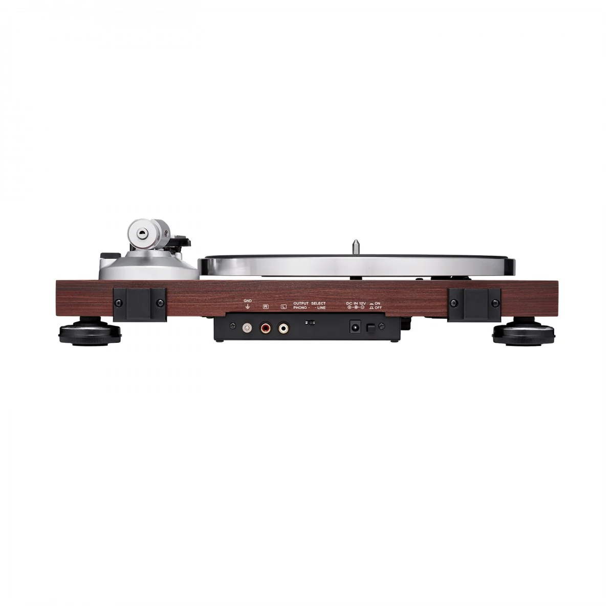Audio Technica ATLPW50BTRW Turntable Bluetooth Manual Belt Drive Wood Base Rosewood - Image 3