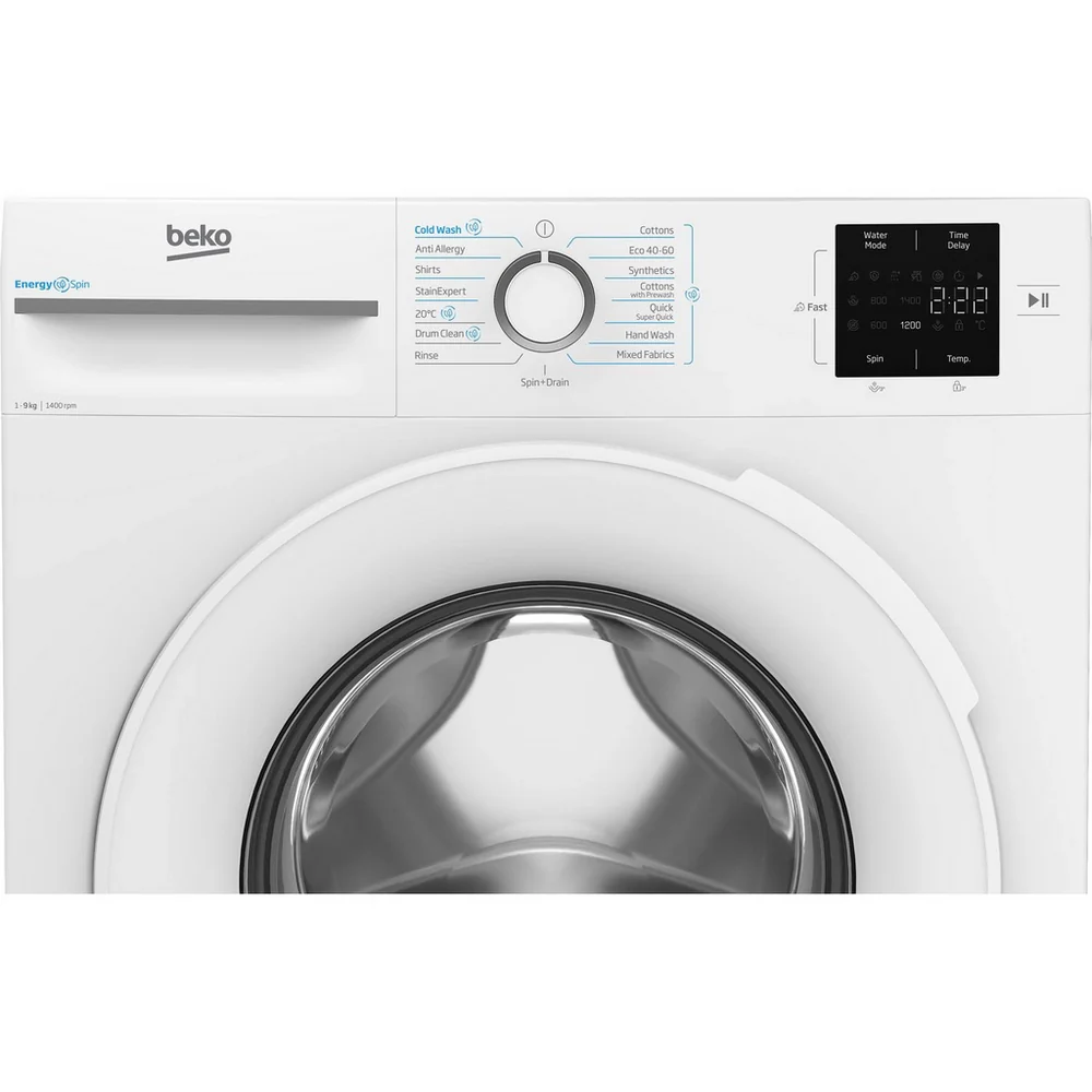 Beko BM3WT3941W 9kg 1400 Spin Freestanding Washing Machine White - Image 3