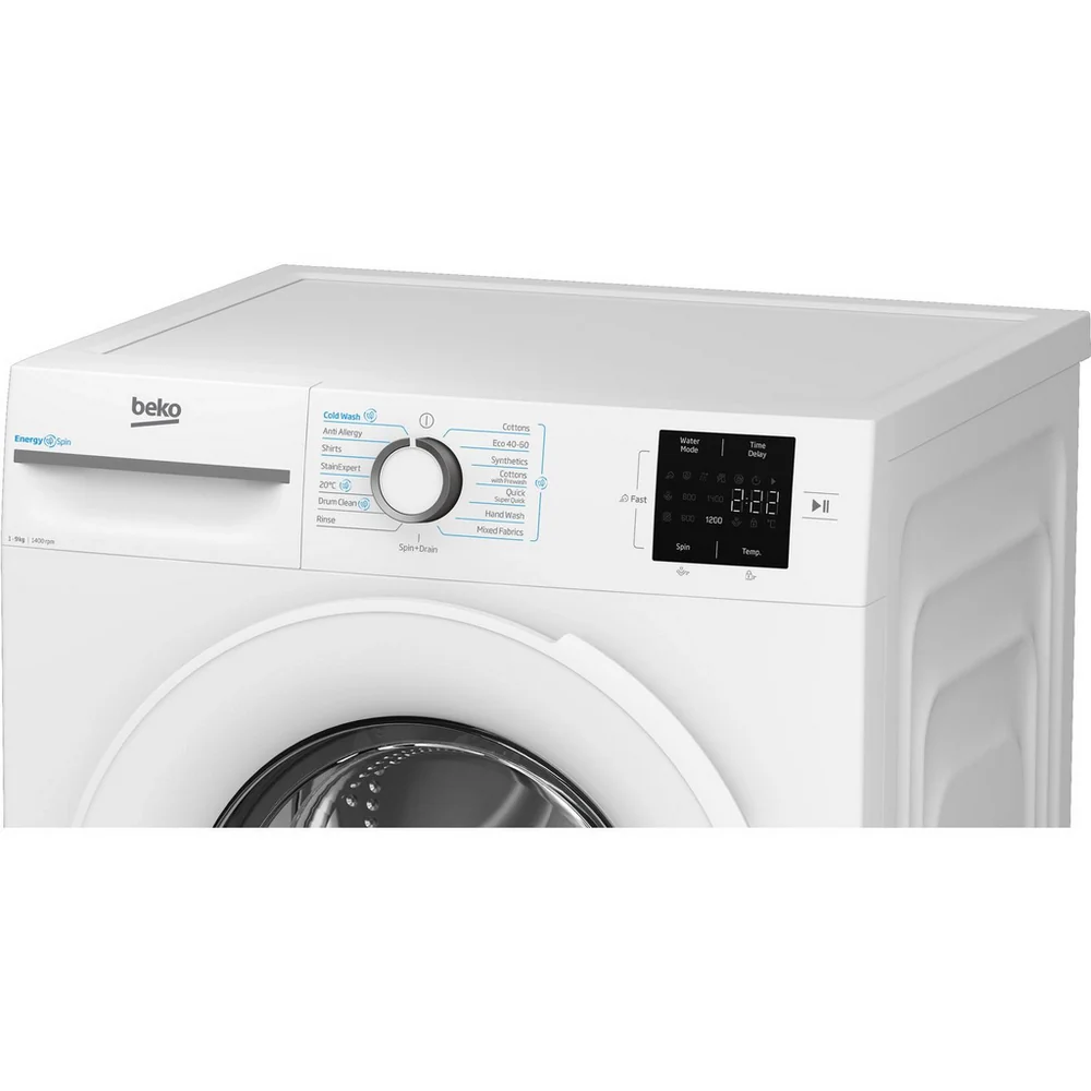 Beko BM3WT3941W 9kg 1400 Spin Freestanding Washing Machine White - Image 5