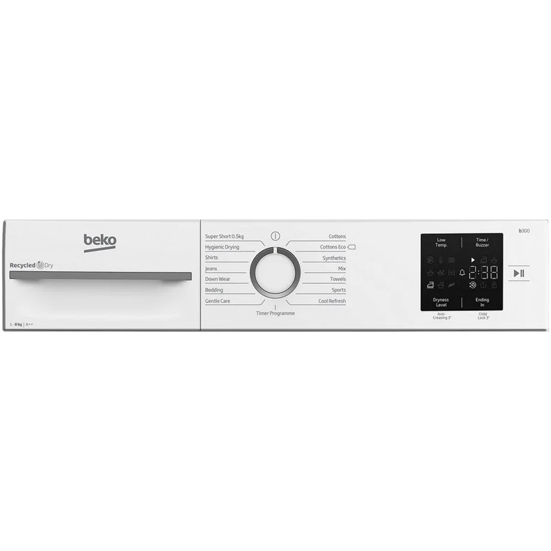 Beko BMN3T3823W 8kg Heat Pump Tumble Dryer White - A++ Rated - Image 5