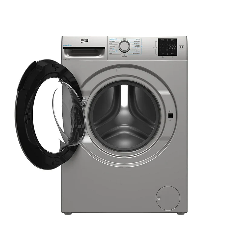 Beko BMN3WT3841S 8kg 1400 Spin Washing Machine Silver - Image 2