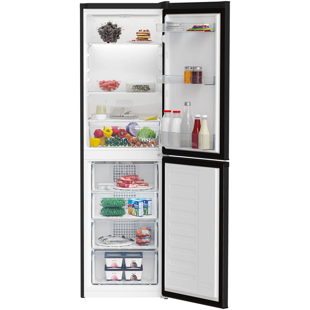Beko CCFM4582B Frost Free Fridge Freezer Black - Image 2