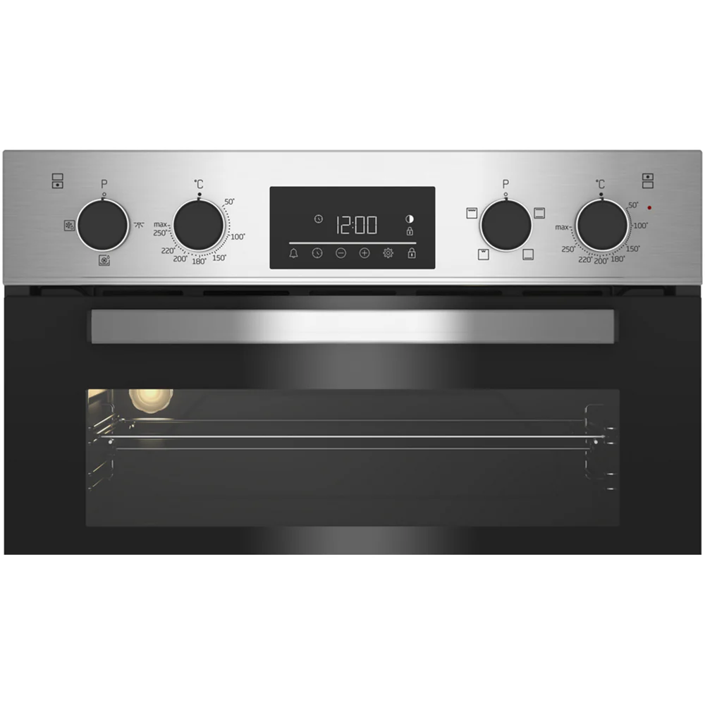 Beko CDFY22309X 60cm Built In Double Oven Stainless Steel - Image 4