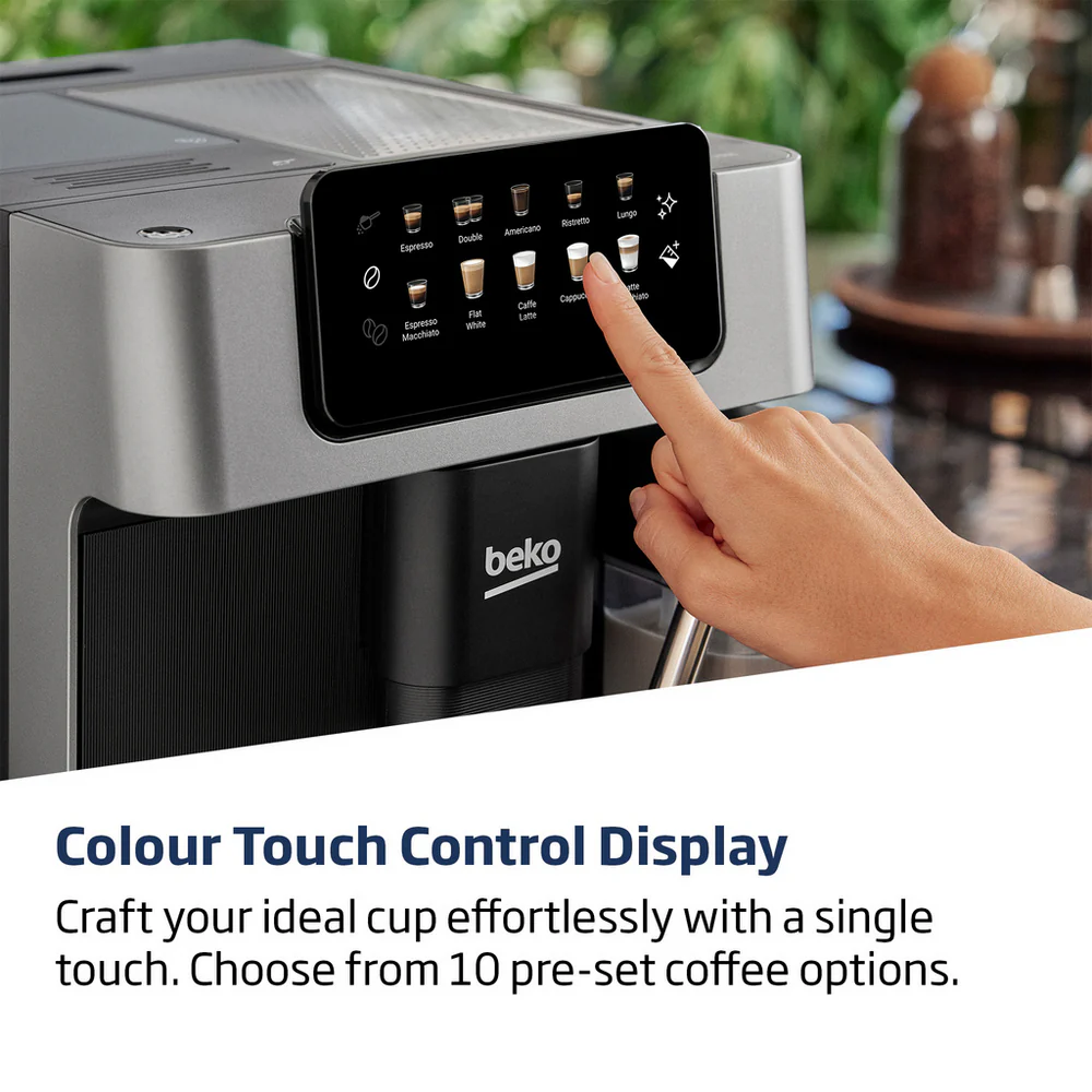 Beko CEG7304X CaffeExperto Fully Automatic 2L Bean To Cup Coffee Machine with Integrated Milk Jug Silver - Image 4