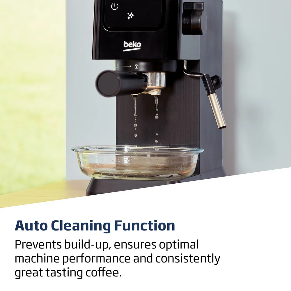 Beko CEP5302B CaffeExperto Manual Espresso Coffee Machine with Steam Wand Black - Image 9