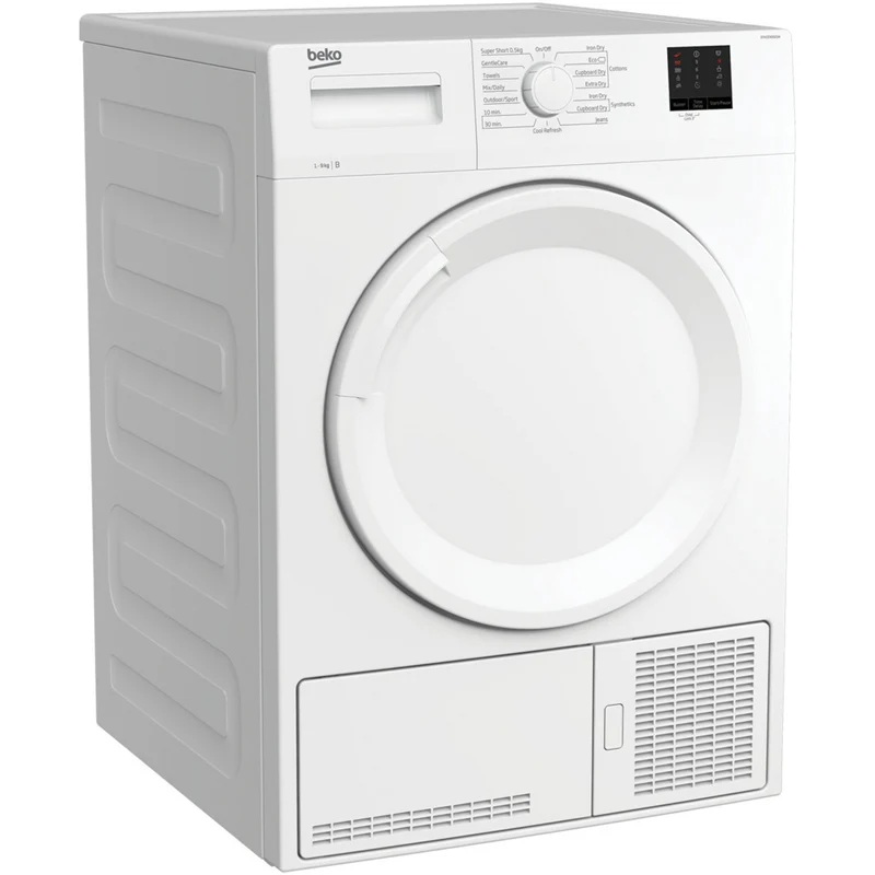 Beko DTKCE90021W 9kg Condenser Tumble Dryer with Sensor Programmes White - Image 2