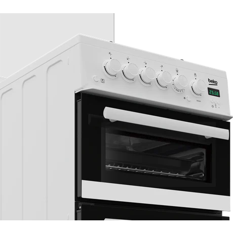 Beko EDG507W Freestanding Double Oven Gas Cooker with Gas Hob White - Image 6