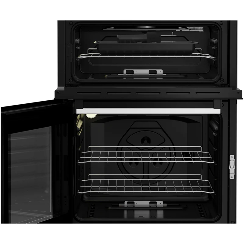 Beko EDG6231W 60cm Twin Cavity Gas Cooker with Enamel Hob White - Image 5