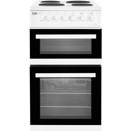 Beko EDP503W 50cm Electric Double Oven with Grill Cooker White