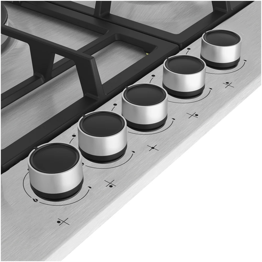 Beko HIAW75225SXE 75cm Gas Hob with Front Knob Controls Stainless Steel - Image 4