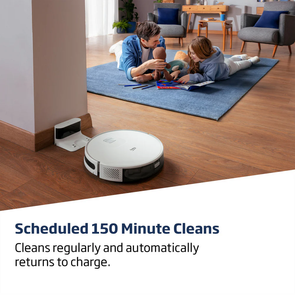 Beko VRR60314VW Robot Vacuum Cleaner up to 150 Minutes Run Time White - Image 11