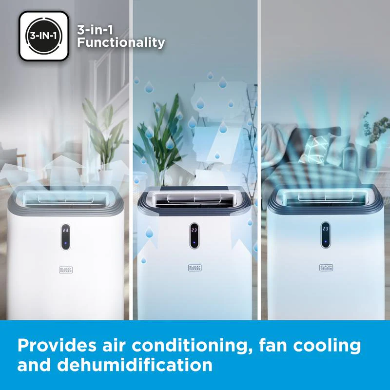 Black+Decker BXAC40018GB 16000 BTU Portable Smart Air Conditioner - Image 5