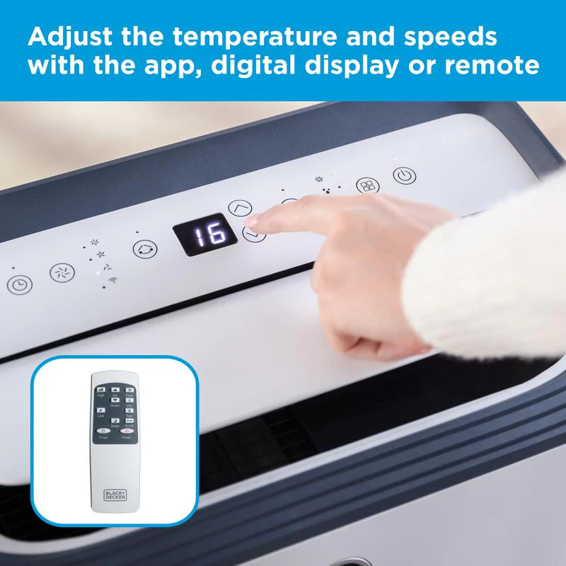 Black+Decker BXAC40018GB 16000 BTU Portable Smart Air Conditioner - Image 6