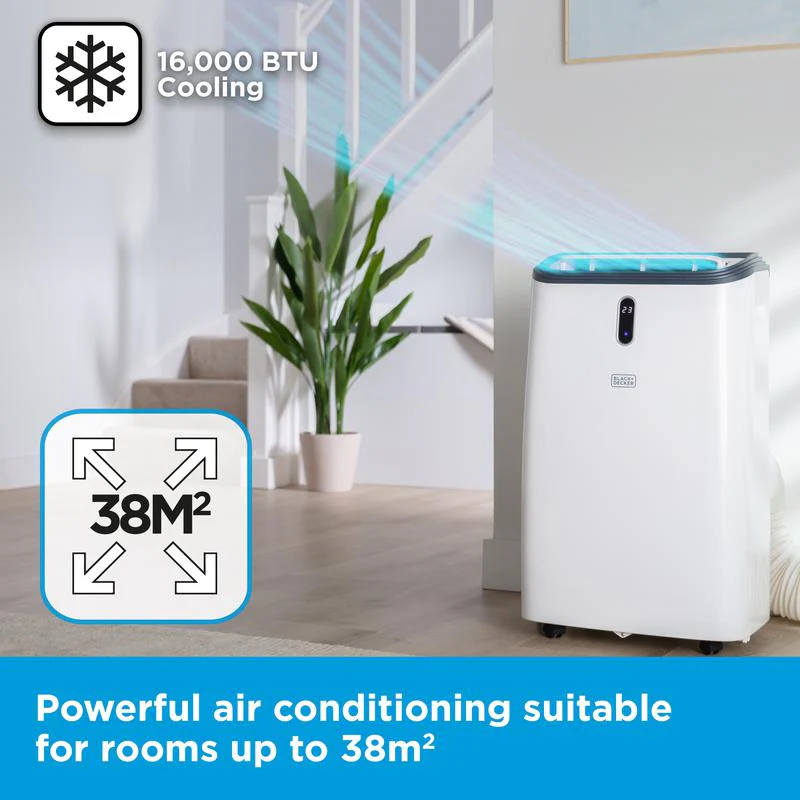 Black+Decker BXAC40018GB 16000 BTU Portable Smart Air Conditioner - Image 7