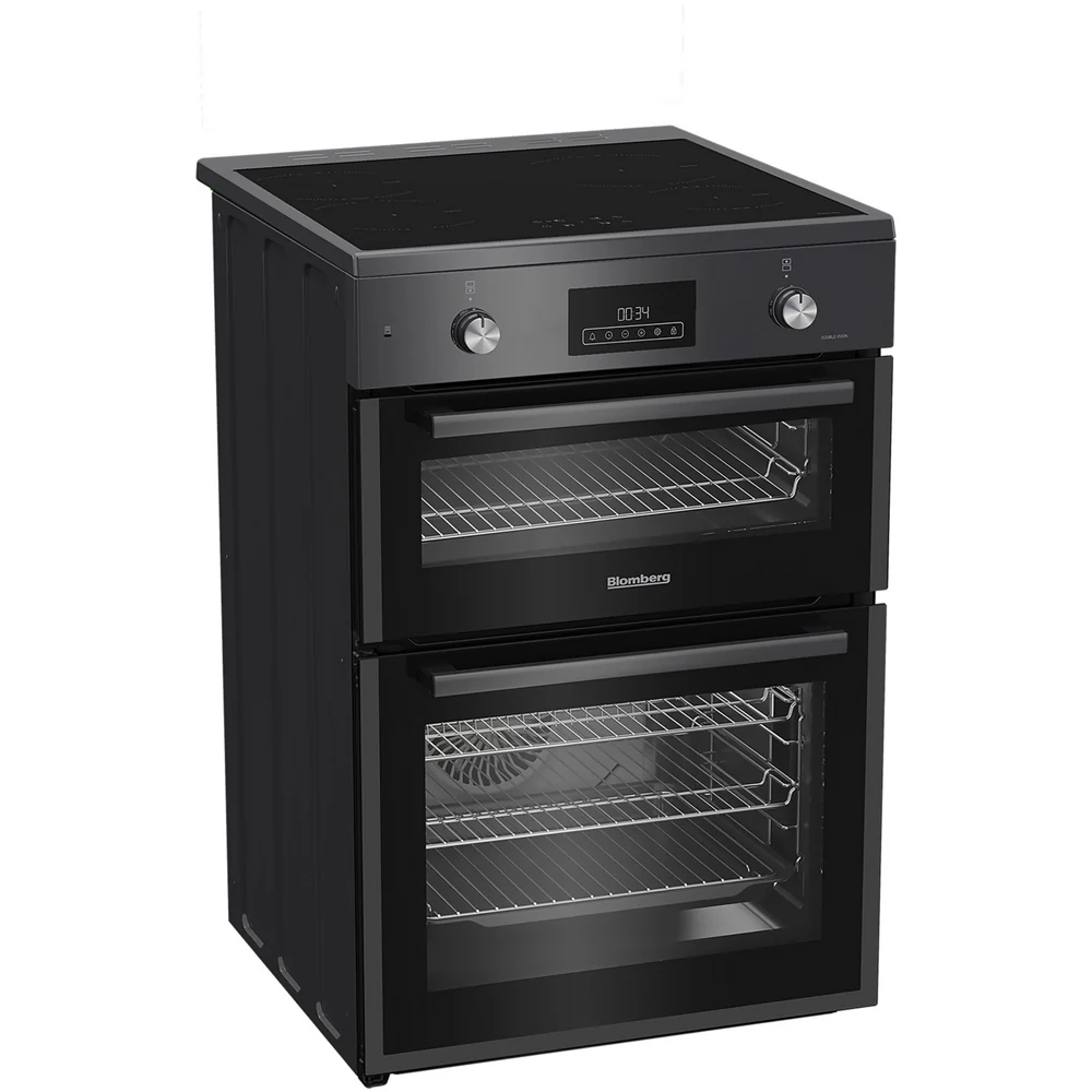 Blomberg HIRN651N 60cm Double Oven Electric Cooker with Induction Hob in Anthracite - Image 5