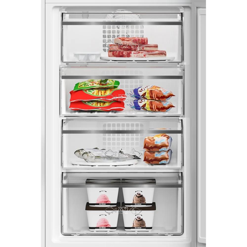 Blomberg KGM4574V Frost Free Fridge Freezer White - Image 11
