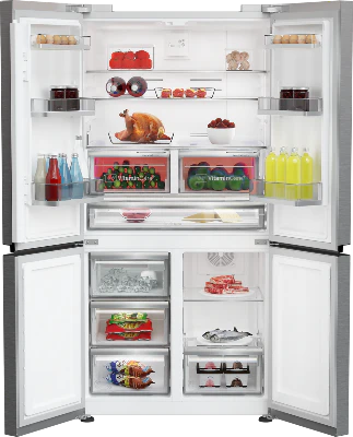 Blomberg KQD114VPX American Style Fridge Freezer Stainless Steel - Image 3