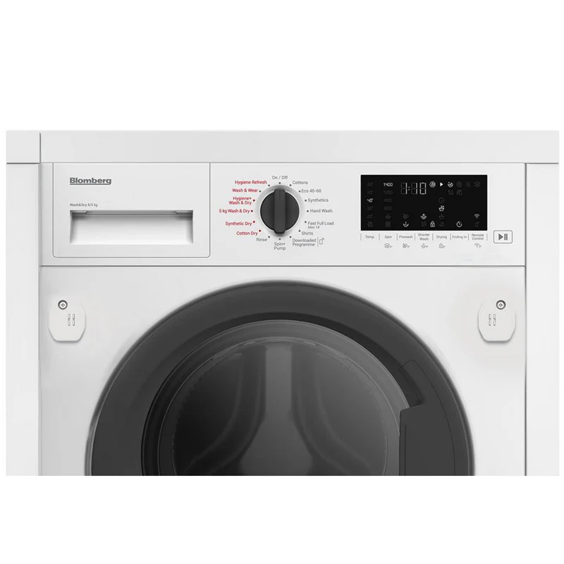 Blomberg LRI1854110 8kg+5kg 1400 Spin Built In Washer Dryer White - Image 2