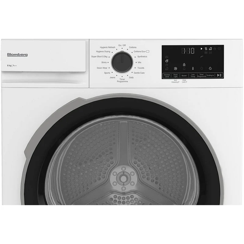 Blomberg LTA18320W 8kg Heat Pump Tumble Dryer White - Image 4