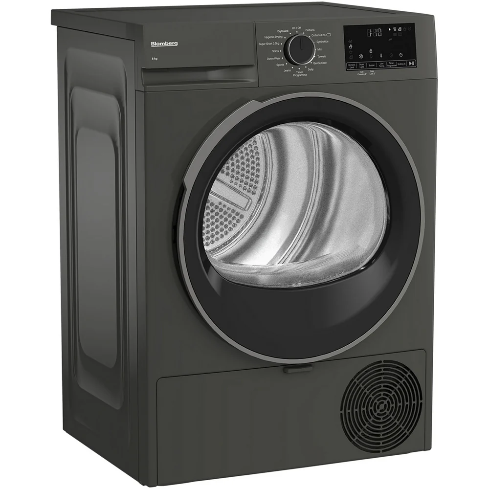 Blomberg LTA18321G 8kg Heat Pump Tumble Dryer Graphite - Image 2