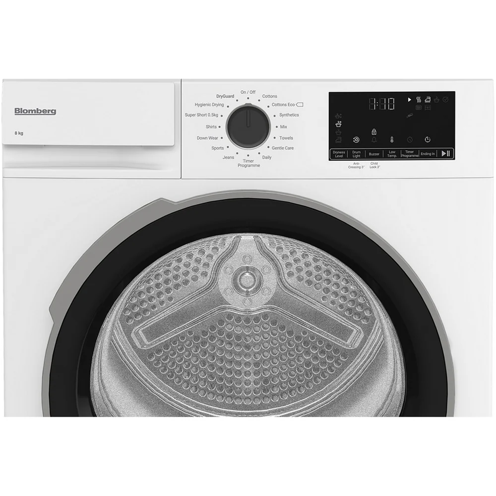 Blomberg LTA18321W 8kg Freestanding Heat Pump Tumble Dryer White - Image 4