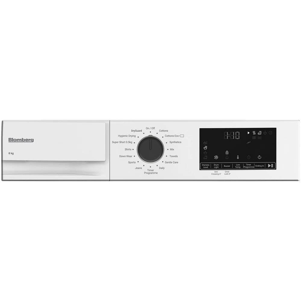Blomberg LTA18321W 8kg Freestanding Heat Pump Tumble Dryer White - Image 6