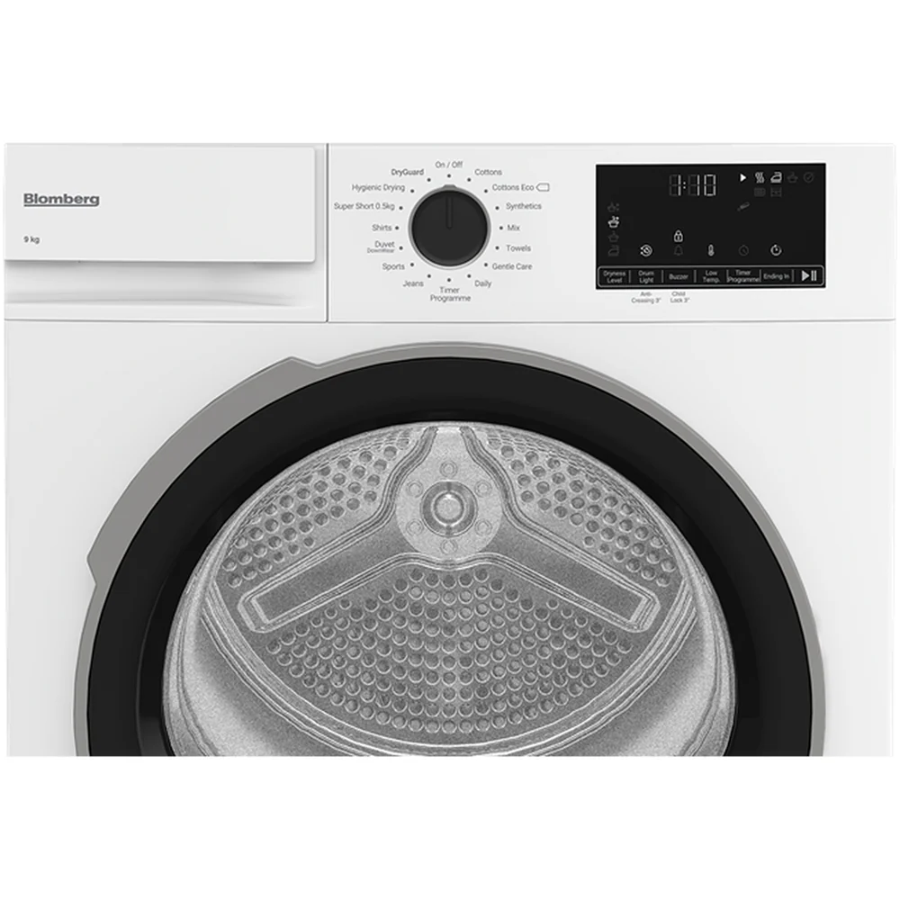 Blomberg LTA19321W Freestanding 9kg Heat Pump Tumble Dryer White Clearance - Image 4