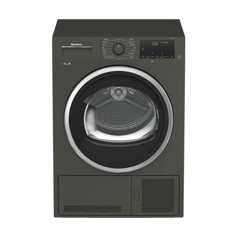 Blomberg LTK38030G 8kg Condenser Tumble Dryer Graphite