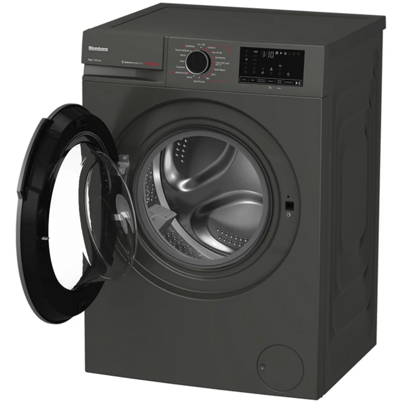 Blomberg LWA18461G 8kg 1400 Spin Washing Machine Graphite - Image 4