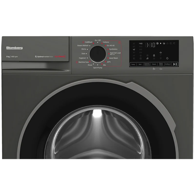 Blomberg LWA18461G 8kg 1400 Spin Washing Machine Graphite - Image 6
