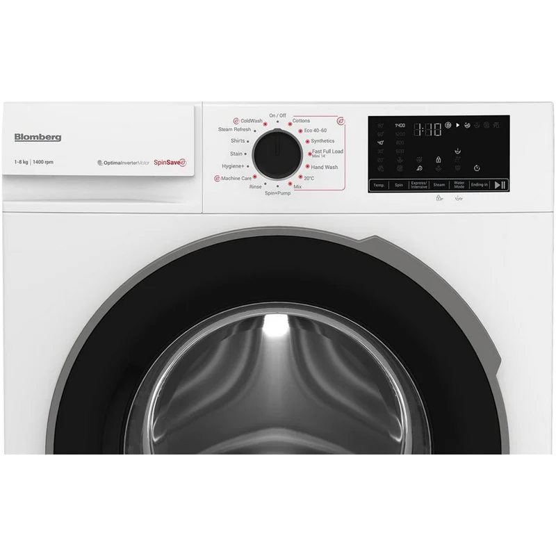 Blomberg LWA18461W 8kg 1400 Spin Washing Machine - White - Image 6