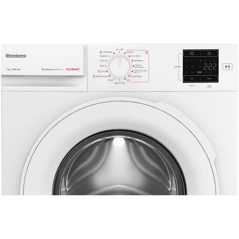 Blomberg LWA27461W 7kg 1400 Spin Washing Machine White - Image 5