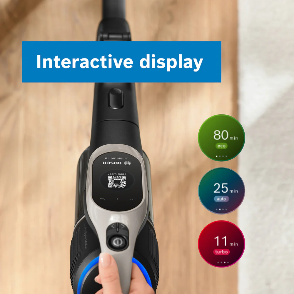 Bosch BBS1041GGB Unlimited 10 Cordless Vacuum Cleaner up to 80 Minutes Runtime Graphite - Image 9