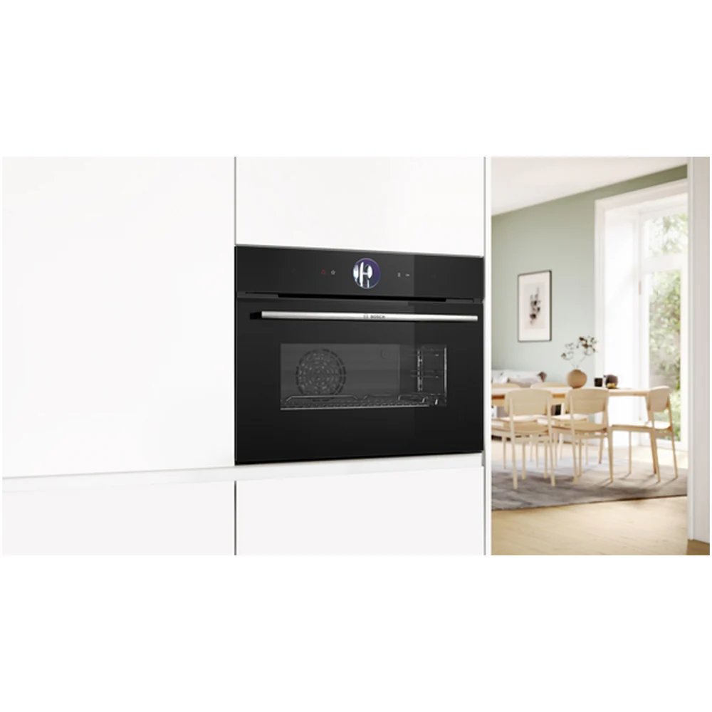 Bosch CSG7361B1 47L Series 8 Built-In Steam Combi Oven Black - A Rated - Image 7