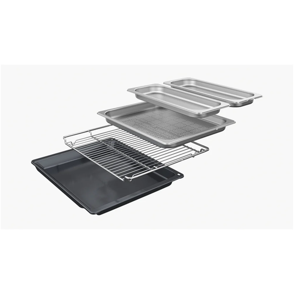 Bosch CSG7584B1 Series 8 47L Built-in compact oven with Steam Function Black - A+ Rated - Image 2