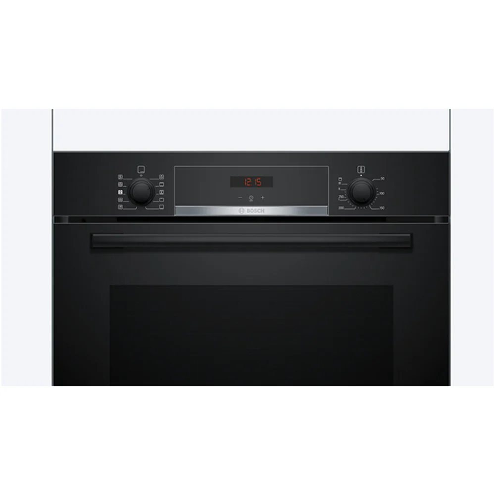 Bosch HQA534BB3B 60cm Series 4 Electric Built in Single Oven with Added Steam Function in Black - Image 3