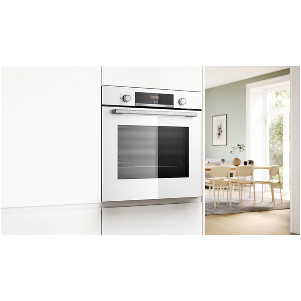 Bosch HQA534BW3B Series 4 71L Built-In Electric Single Oven White - A+ Rated - Image 5