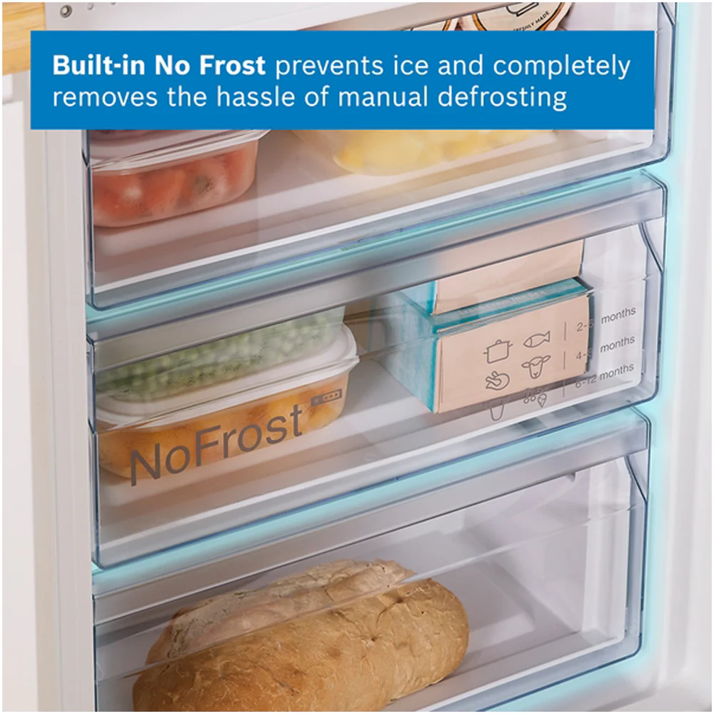 Bosch KBN96NSE1G Series 2 Fully Integrated 60/40 Fridge Freezer Frost Free - E Rated - Image 6