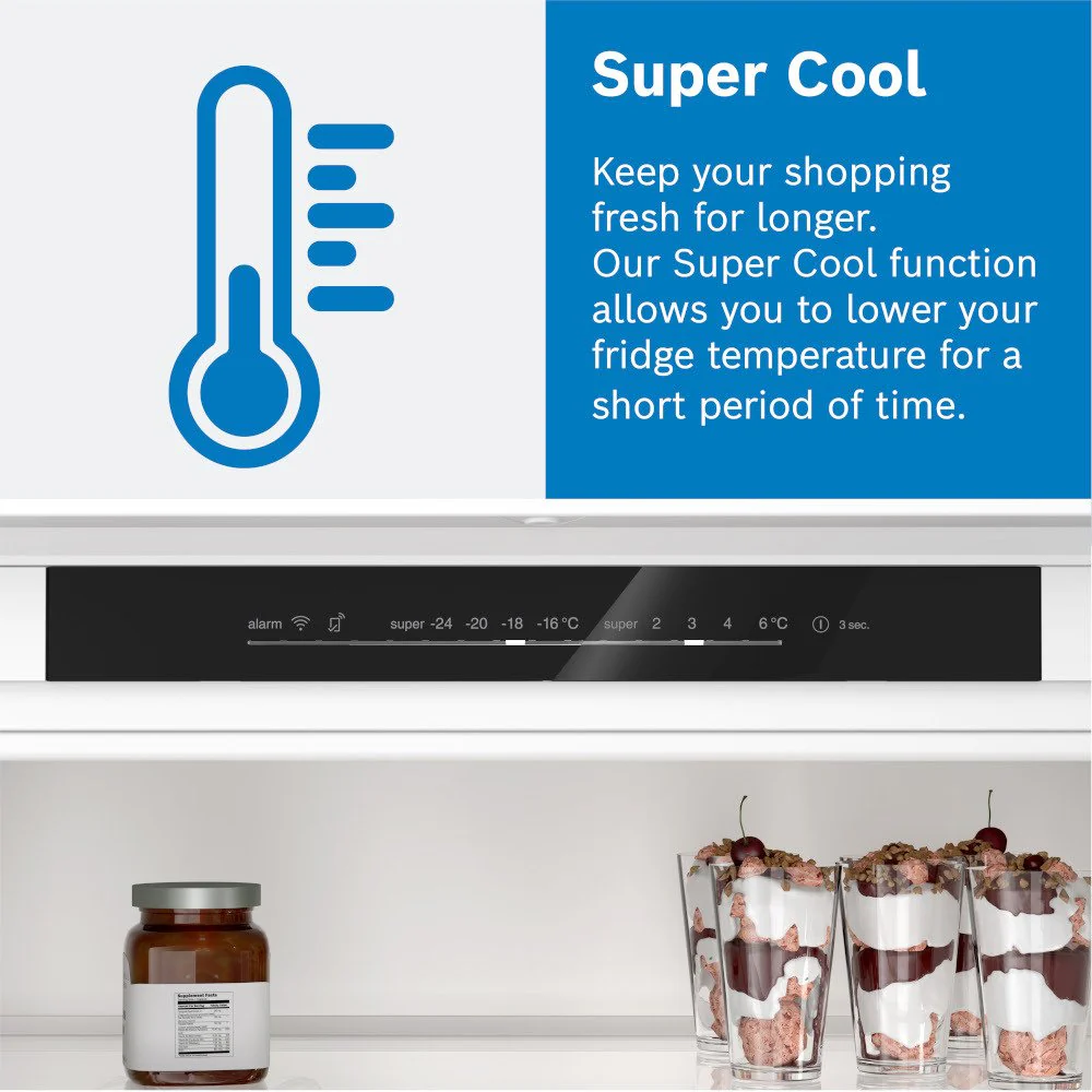 Bosch KFD96APEA Series 6 Plumbed Frost Free American Fridge Freezer Stainless Steel - E Rated - Image 14