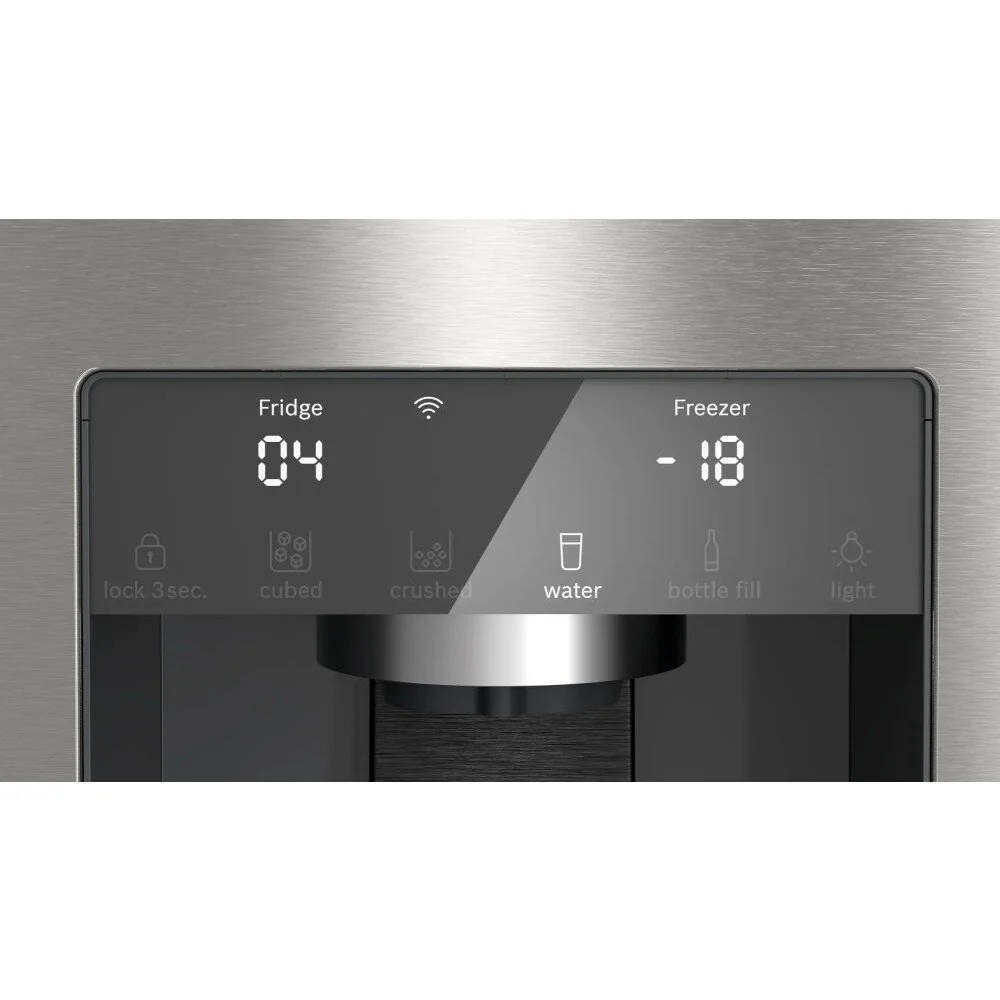 Bosch KFD96APEA Series 6 Plumbed Frost Free American Fridge Freezer Stainless Steel - E Rated - Image 7