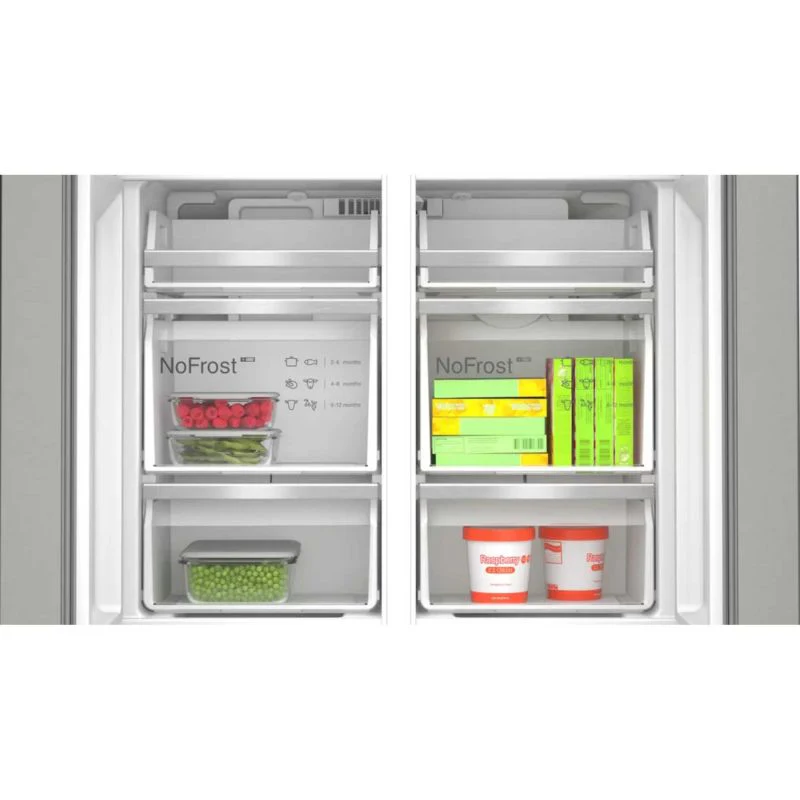 Bosch KFI96APEAG Series 6 Wifi Connected Non-Plumbed Frost Free American Fridge Freezer Stainless Steel - E Rated - Image 5