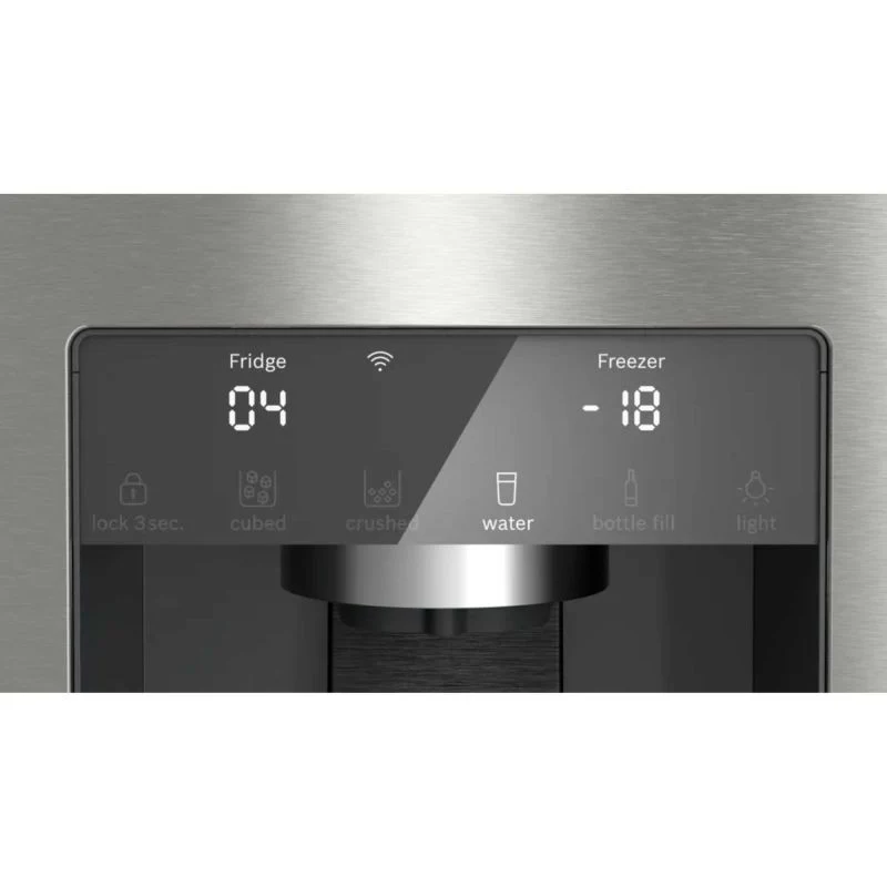 Bosch KFI96APEAG Series 6 Wifi Connected Non-Plumbed Frost Free American Fridge Freezer Stainless Steel - E Rated - Image 6